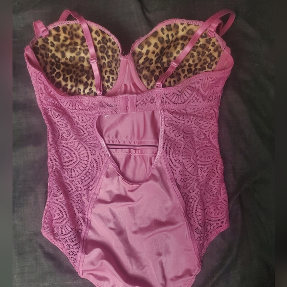 X-Large Pink Teddy/Body Lingerie - Picture 2 of 7